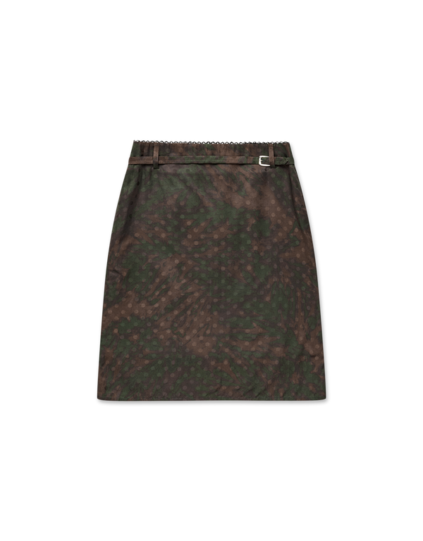 KERNEMILK Lily Skirt Brown Dot skirts