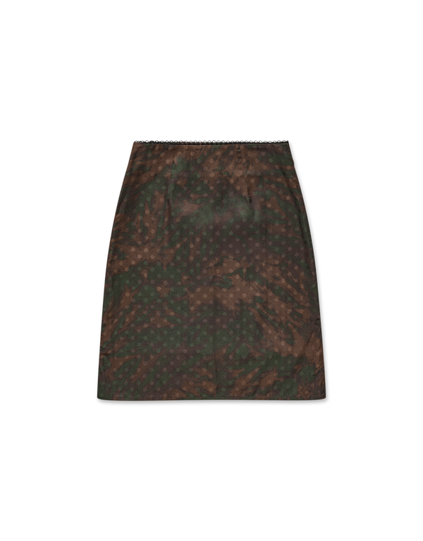 KERNEMILK Lily Skirt Brown Dot skirts