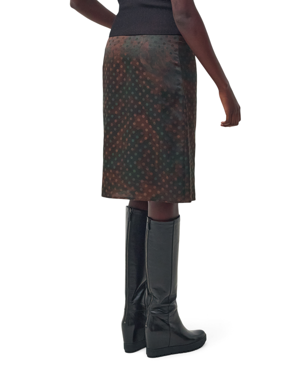 KERNEMILK Lily Skirt Brown Dot skirts