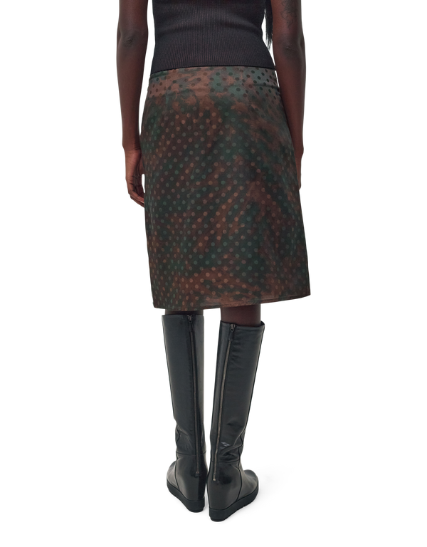 KERNEMILK Lily Skirt Brown Dot skirts