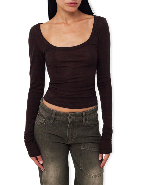 KERNEMILK Roga Blouse Brown shirts