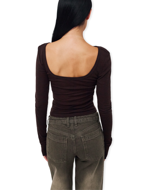 KERNEMILK Roga Blouse Brown shirts