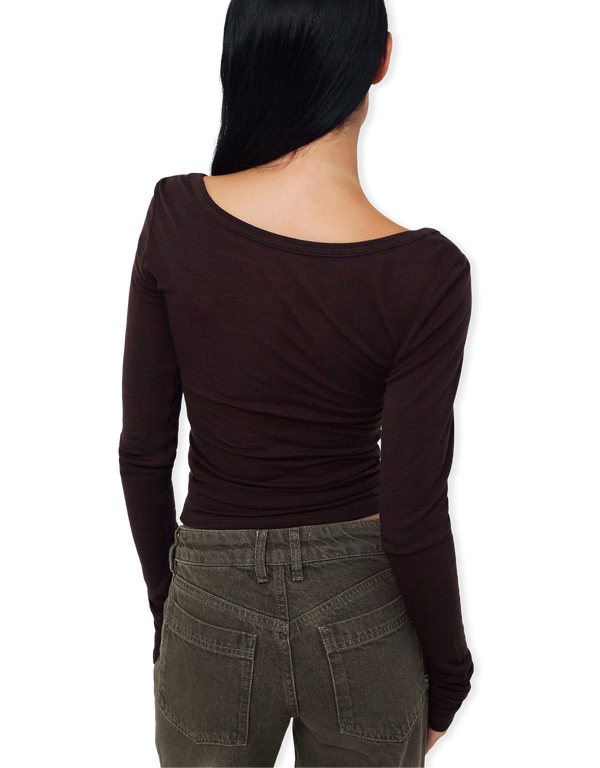 KERNEMILK Roga Blouse Brown shirts