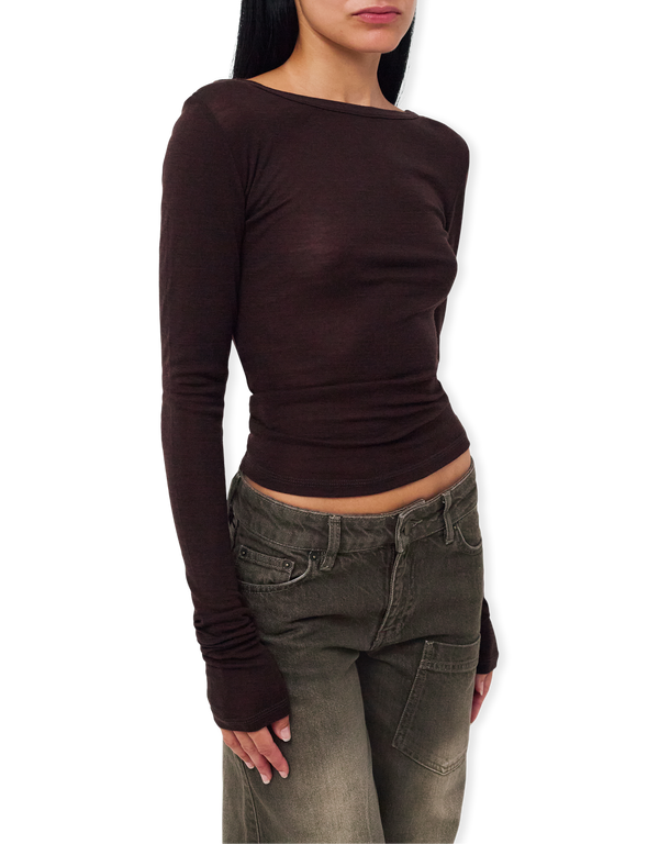 KERNEMILK Roga Blouse Brown shirts