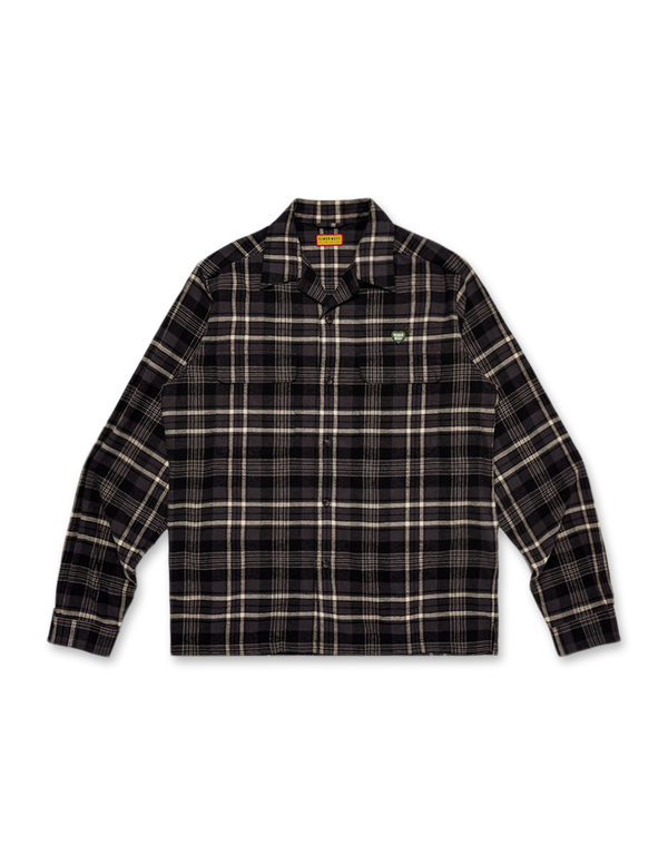 HUMAN MADE Flannel Check Shirt Black long sleeved shirts