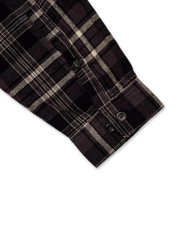 HUMAN MADE Flannel Check Shirt Black long sleeved shirts