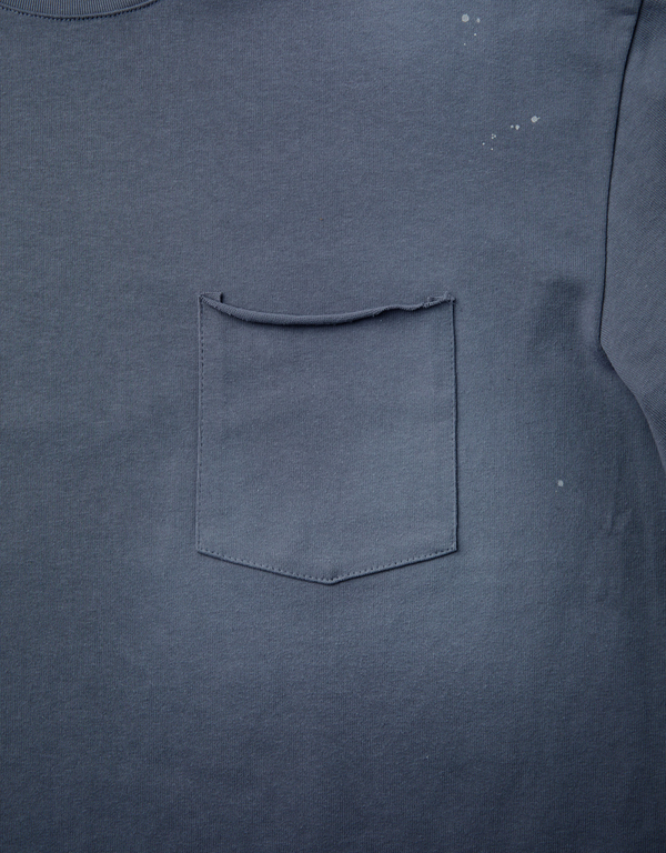 COOR Painted Long Sleeve T Shirt Washed Charcoal long sleeved t shirts