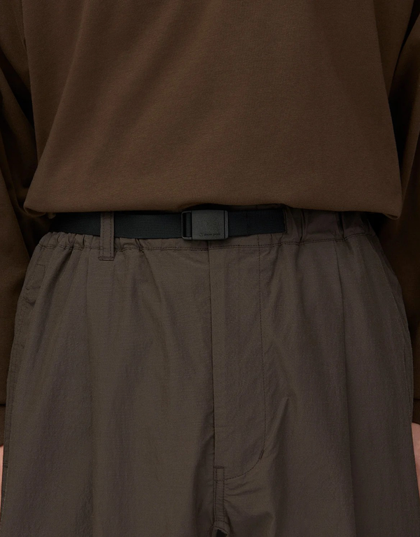 Snow Peak Wool Nylon Taffeta Trousers Dark Brown trousers