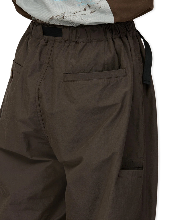 Snow Peak Wool Nylon Taffeta Trousers Dark Brown trousers