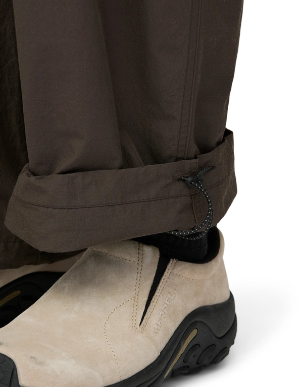 Snow Peak Wool Nylon Taffeta Trousers Dark Brown trousers