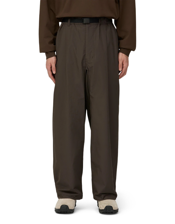 Snow Peak Wool Nylon Taffeta Trousers Dark Brown trousers