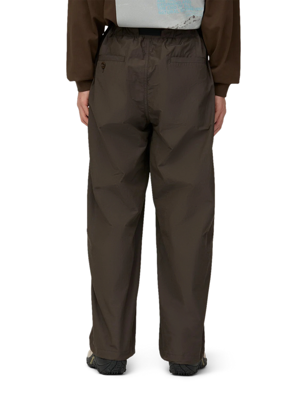 Snow Peak Wool Nylon Taffeta Trousers Dark Brown trousers