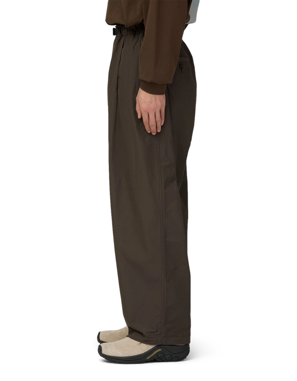 Snow Peak Wool Nylon Taffeta Trousers Dark Brown trousers
