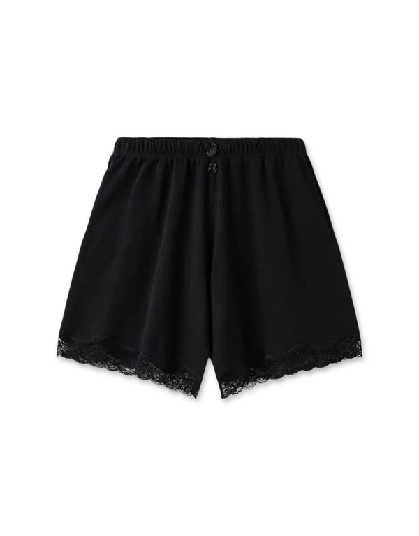 Lace Bermuda Sweatshorts