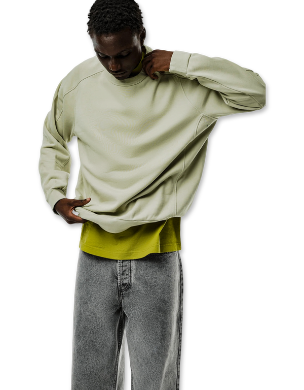 Parel Studios Kutsu Crewneck Dusty Lime sweatshirts