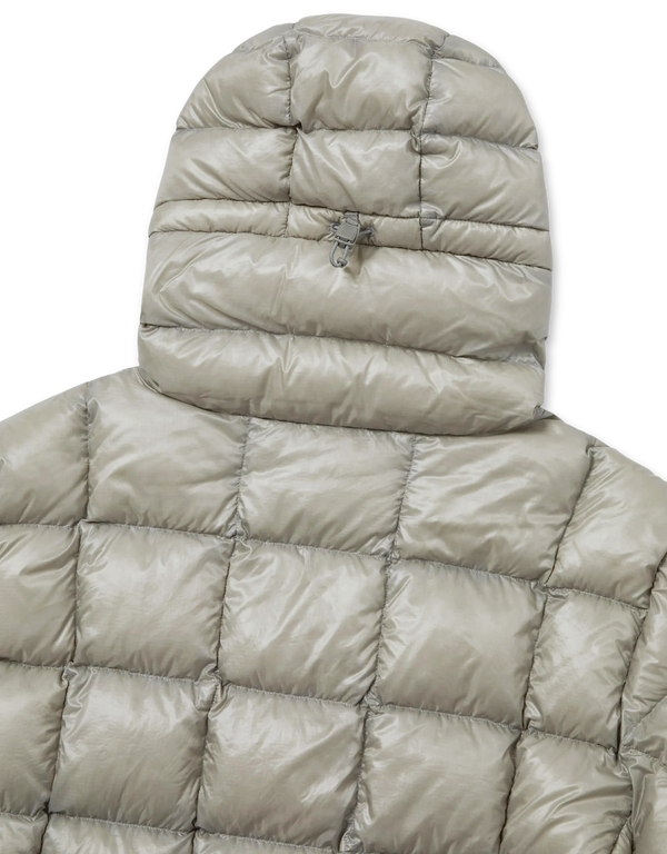 thisisneverthat PERTEX Vik Hooded LT Down Jacket Mint Grey light down jackets