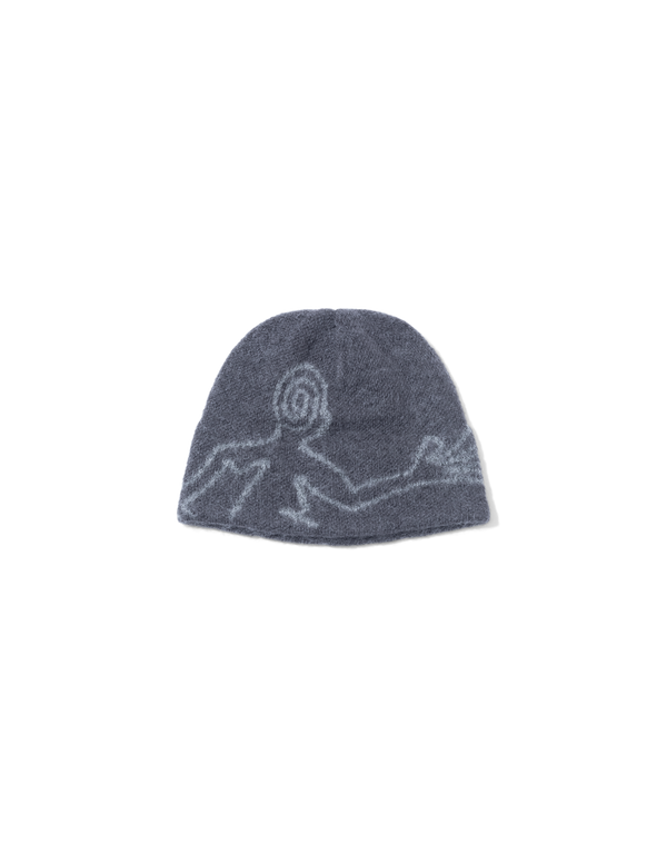 Hiking Patrol Mascot Mohair Mixed Beanie Slate Brown beanies