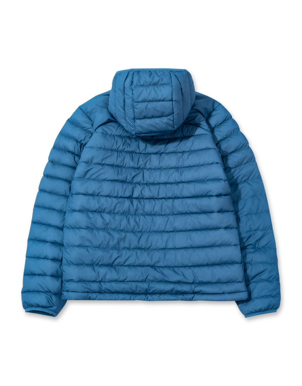 Hiking Patrol Horizon UL 800FP Hooded Down Jacket Slate Blue puffer jackets