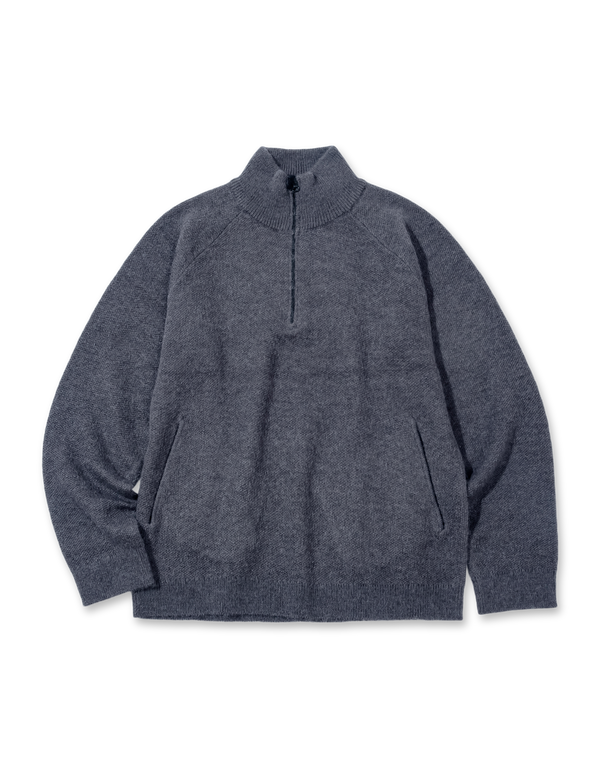 Hiking Patrol Essence Mohair Mixed Knit Top Slate Brown pullovers