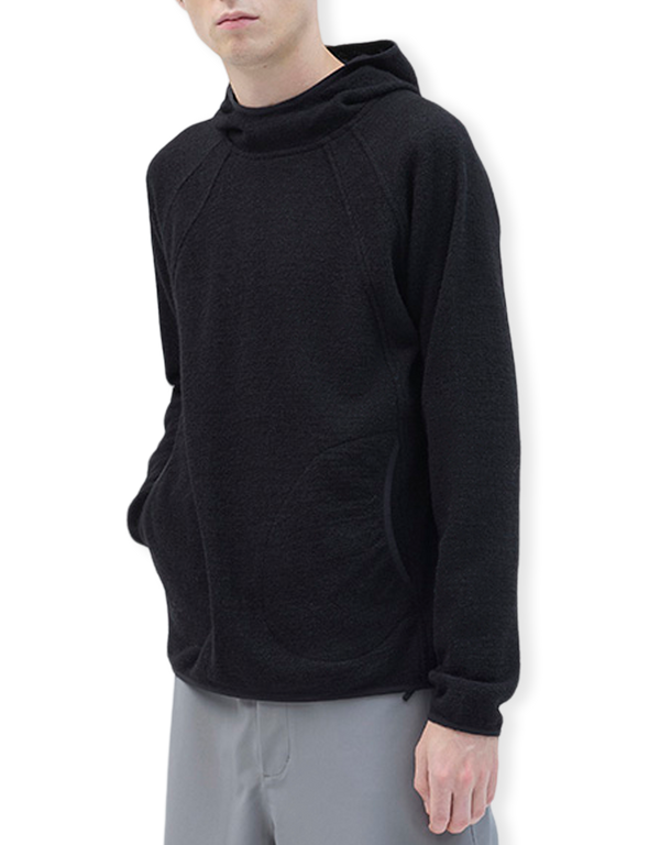 Hiking Patrol Orbit Knit Hooded Pullover Black pullovers