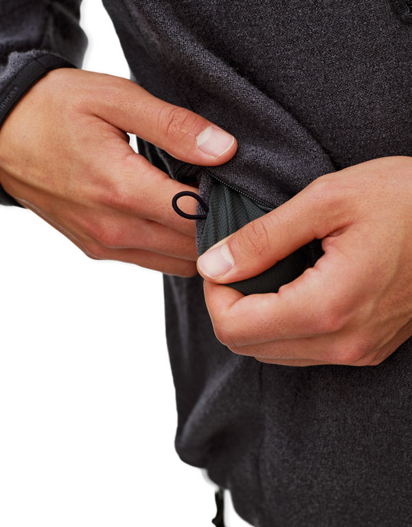 Off-Race Boiled Wool Half-Zip