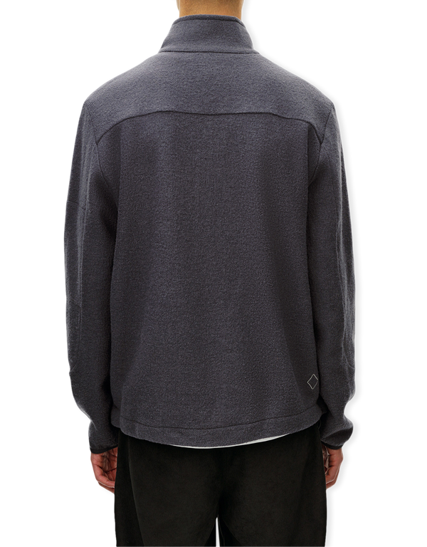Off-Race Boiled Wool Half-Zip