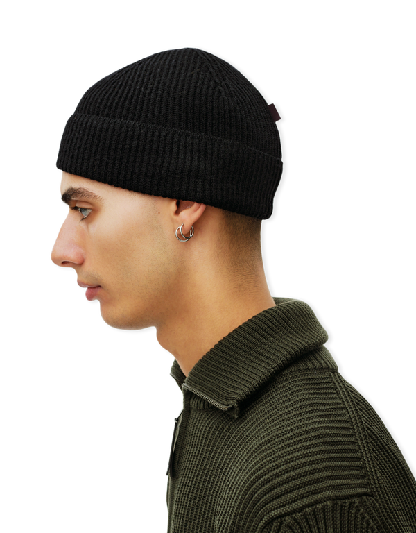 Off-Race Merino Knit Beanie