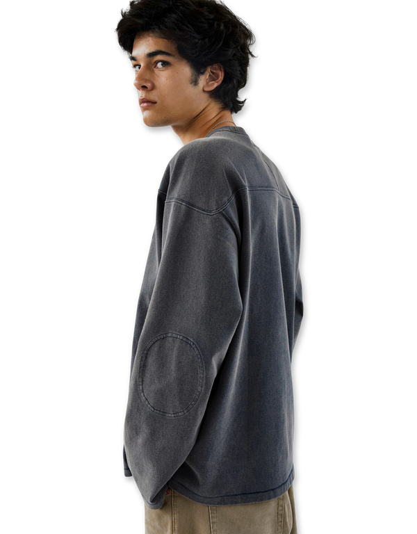 Khakis Bench L/S Tee Navy long sleeved t shirts