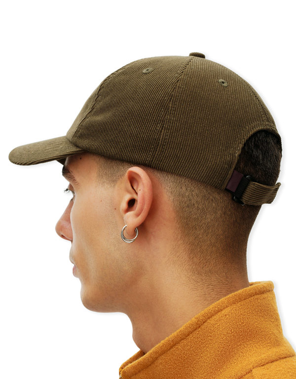 Pas Normal Studios Off-Race Tech Corduroy Cap Deep Olive caps