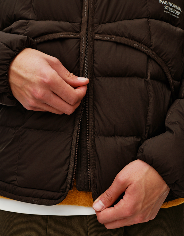 Pas Normal Studios Off-Race Down Liner Jacket Dark Coffee jackets