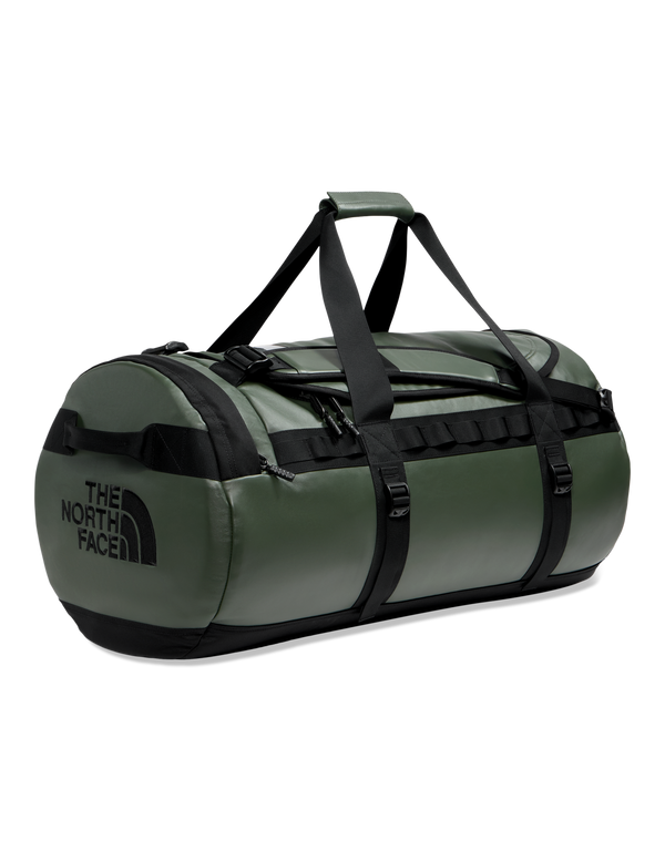 The North Face Base Camp Duffel Leather Pack Bottle Green bags