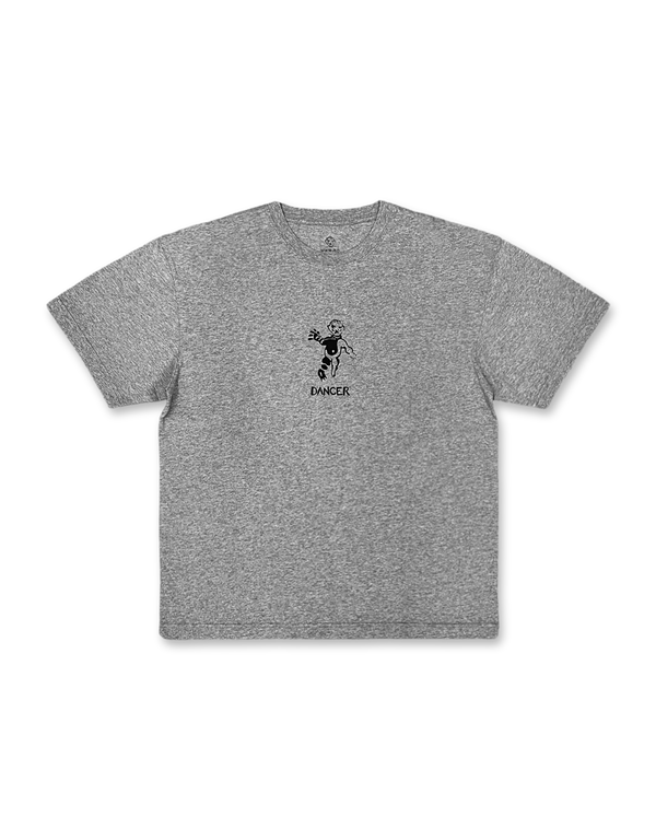 Dancer OG Logo Tee Heather Grey short sleeved t shirts