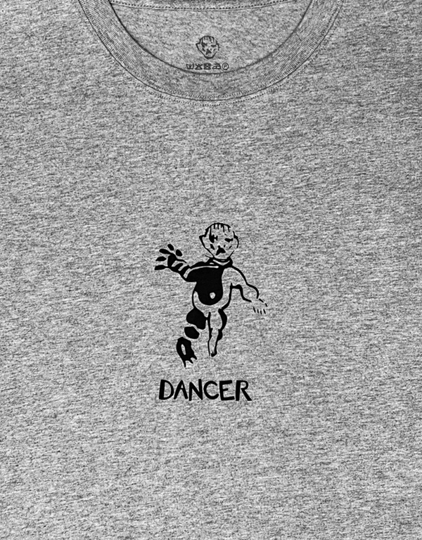 Dancer OG Logo Tee Heather Grey short sleeved t shirts