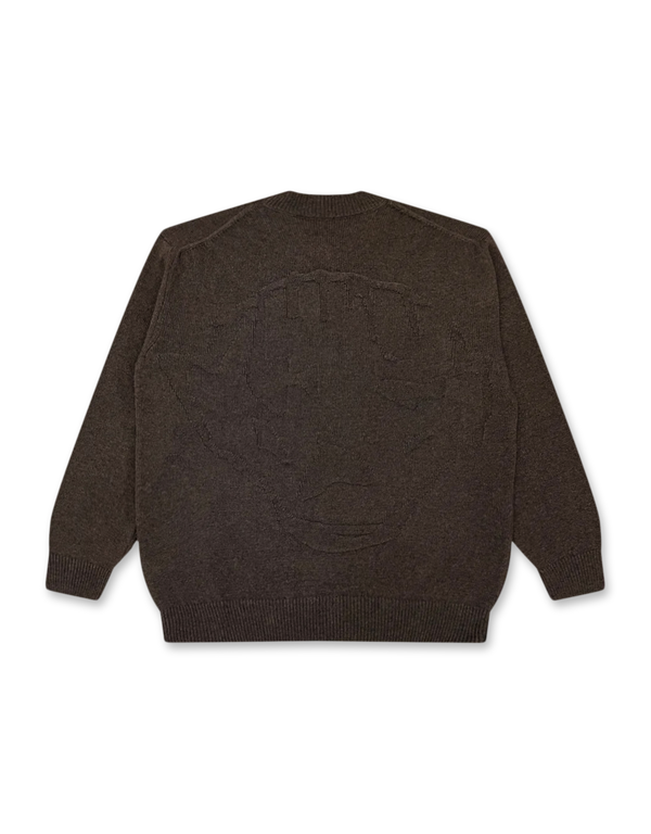 Dancer Inside Out Headknit Sweater Brown sweaters