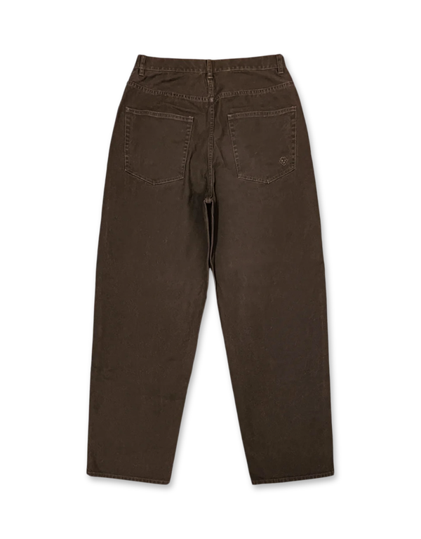 Dancer New Five Pocket Pant Brown Enzyme Wash Brown trousers