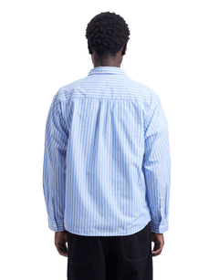 Omer Striped Oxford Button Up Shirt