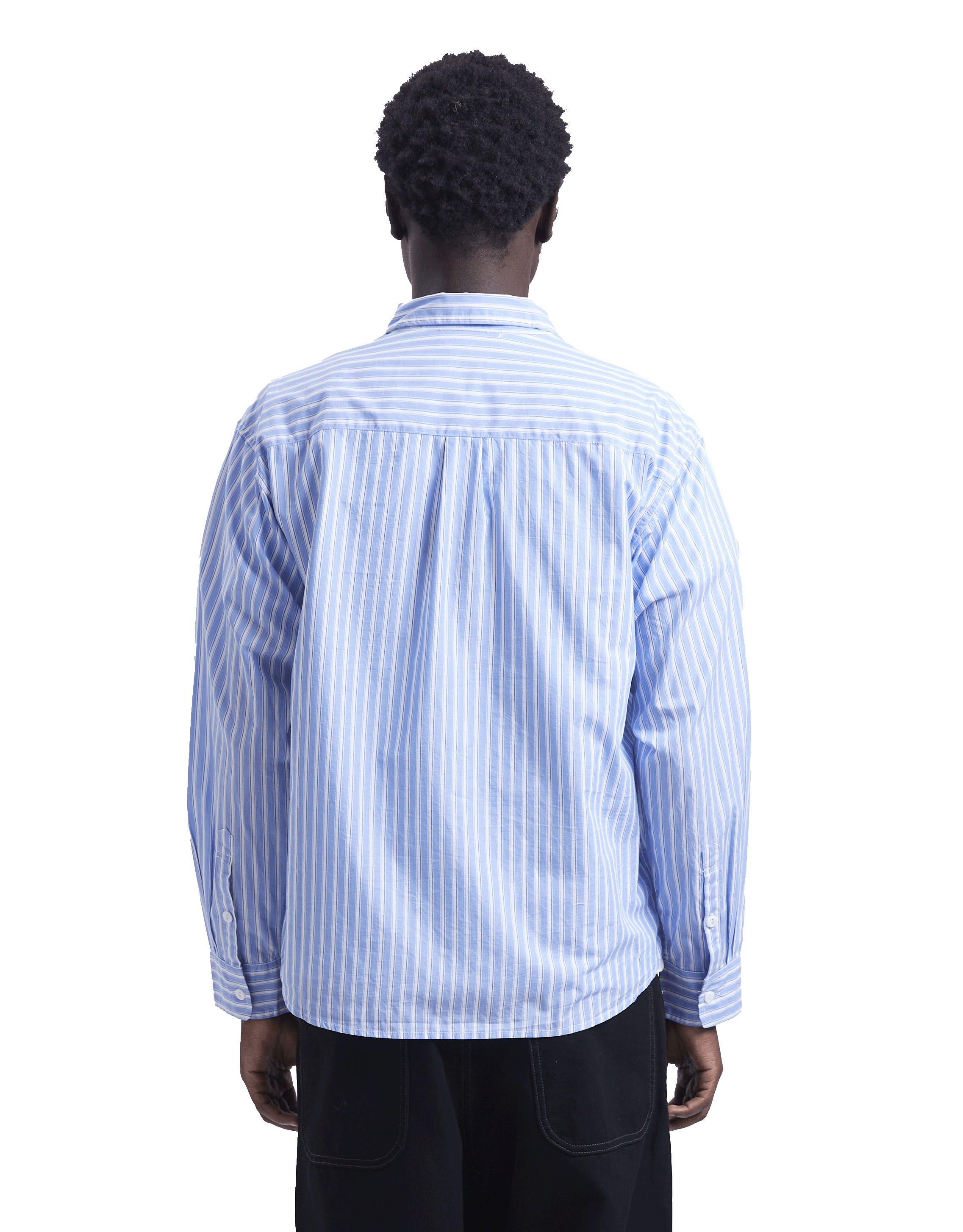 Omer Striped Oxford Button Up Shirt