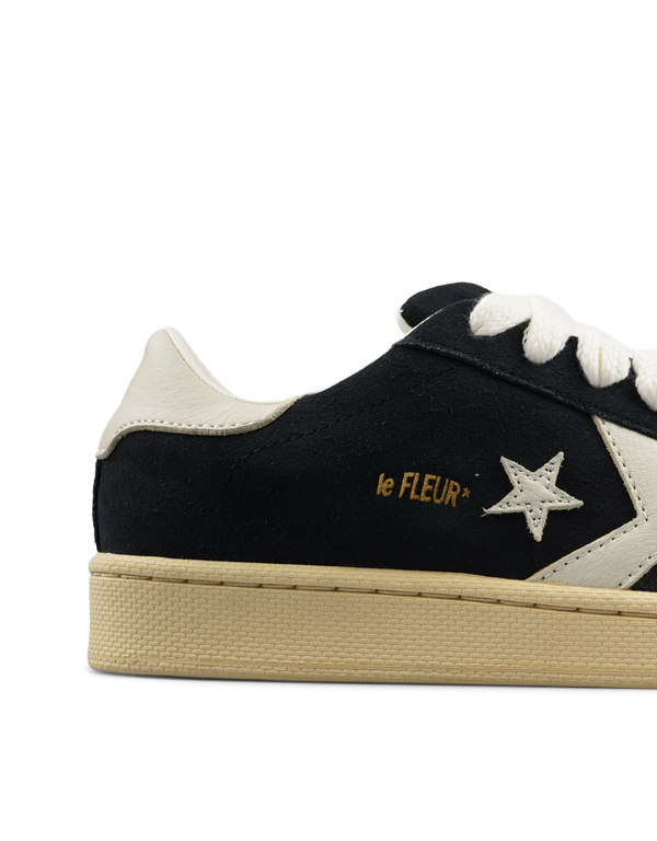 CONVERSE Pro Leather Low x GOLF Le Fleur Black sneakers