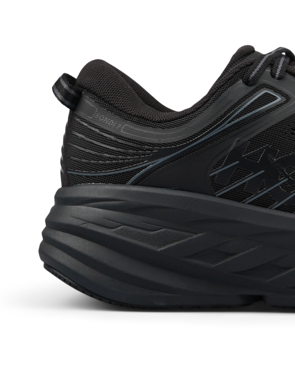 HOKA Bondi 7 Black sneakers