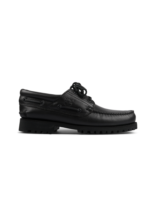 Timberland Authentic Boat Shoe All Over Black Full Grain loafers