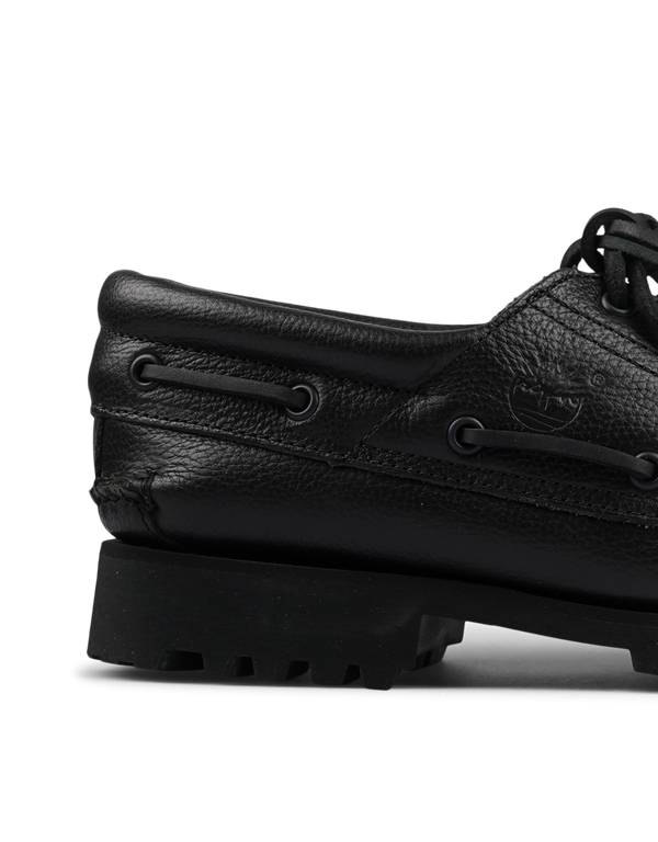 Timberland Authentic Boat Shoe All Over Black Full Grain loafers
