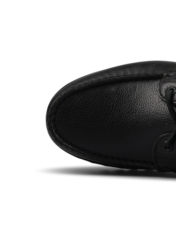 Timberland Authentic Boat Shoe All Over Black Full Grain loafers