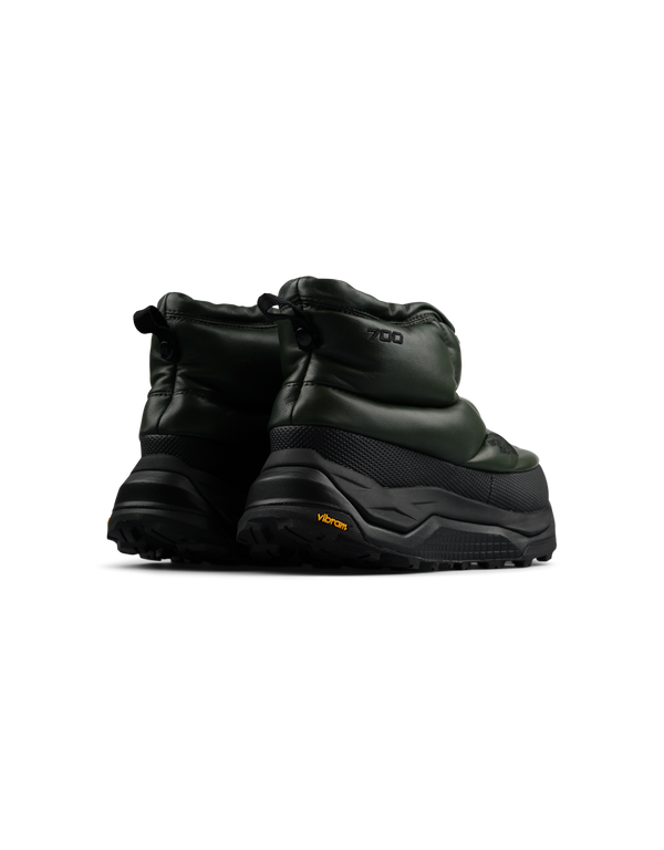 The North Face Leather Pack Bootie Hybrid Bottle Green shoes