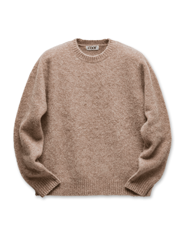 COOR Hairy Alapaca - Blend Crewneck Sweater | Rezet Store