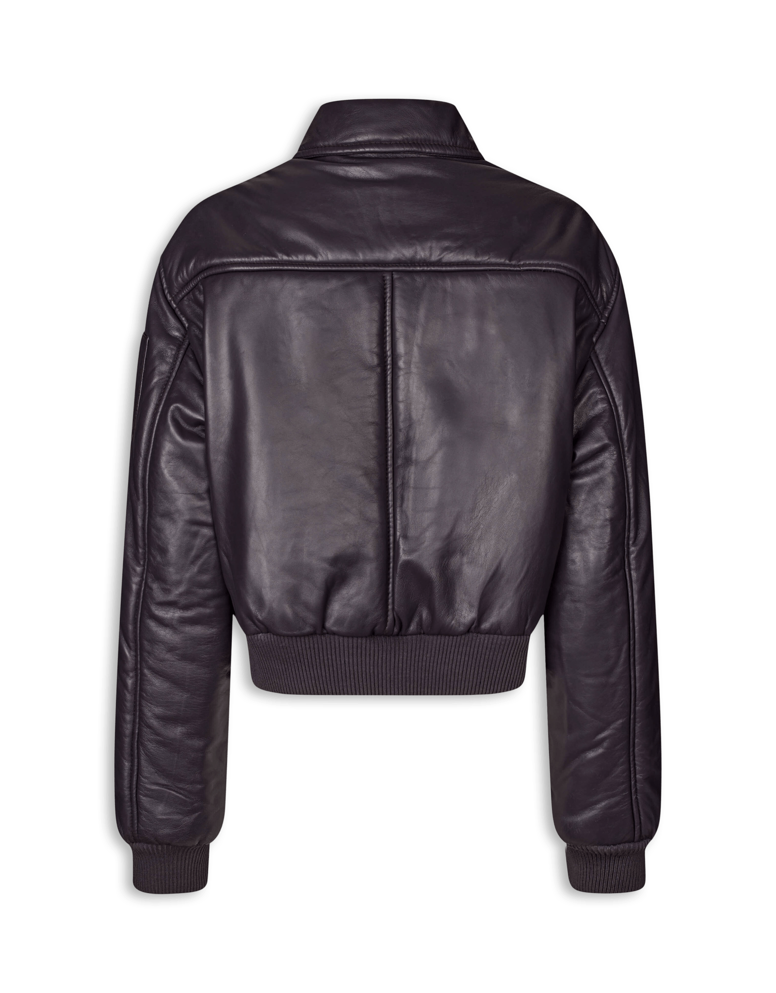 Pad Leather Bomber