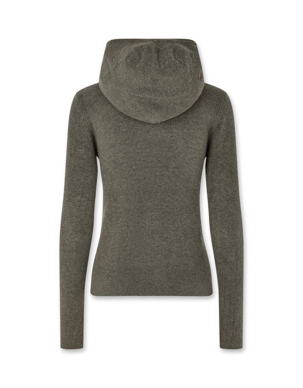 oval square Alanis Hood Knit | Rezet Store