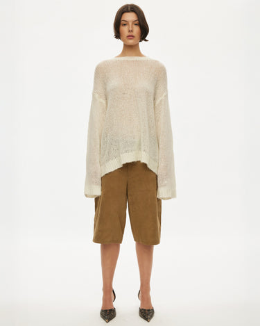 oval square Light Oversized Knit | Rezet Store