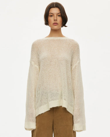 oval square Light Oversized Knit | Rezet Store