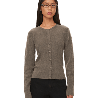 oval square Alanis Knit Cardigan | Rezet Store