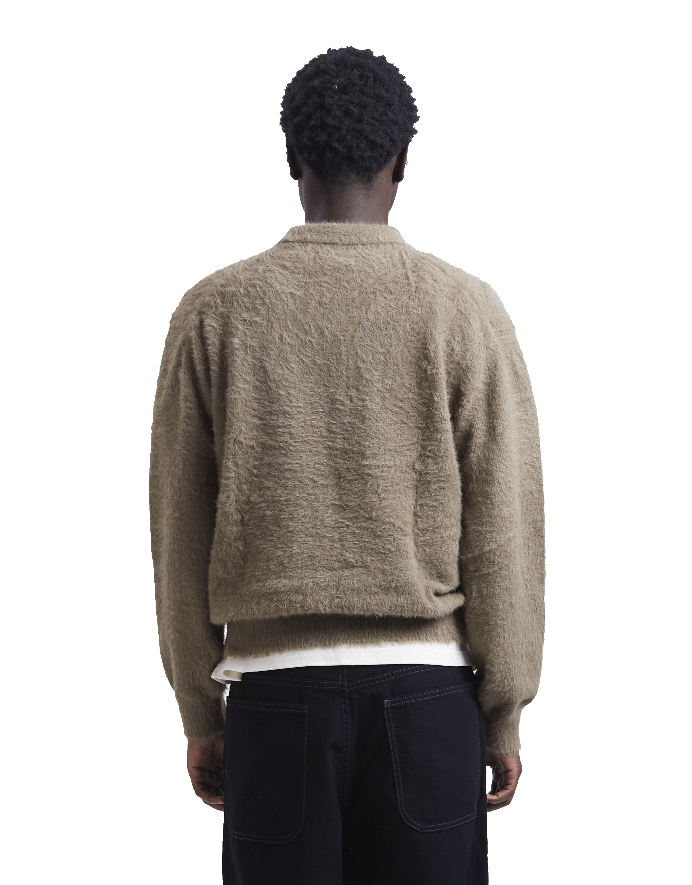 SCT-Logo Shaggy Knit Polo